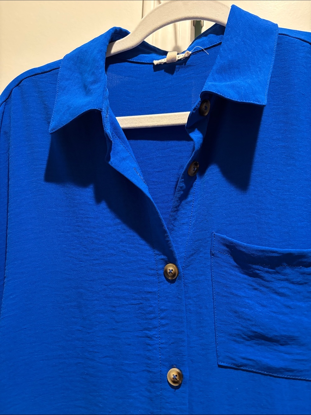 JODIFL Royal Blue Button-Down Maxi Dress - Picture 2 of 3